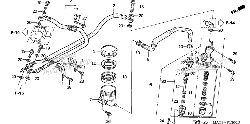 Rear Brake Master Cylinder
