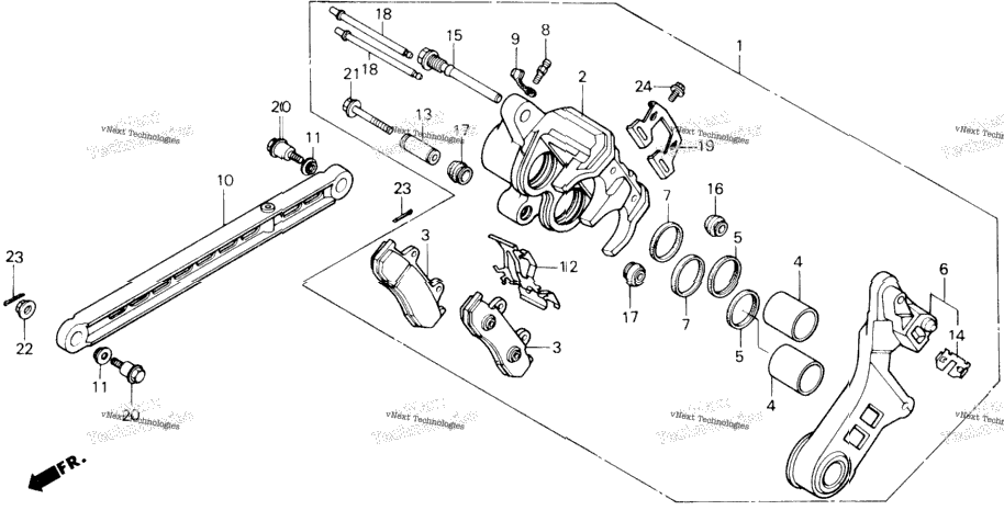 Rear Brake Caliper