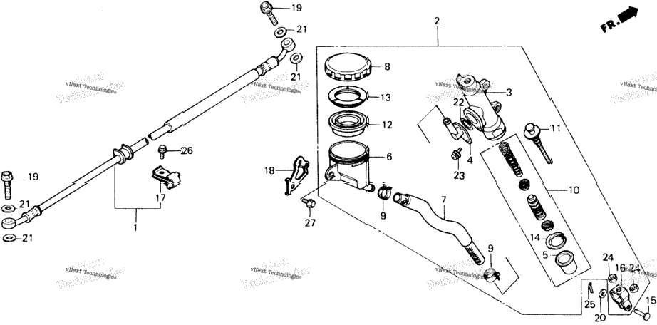 Rear Brake Master Cylinder
