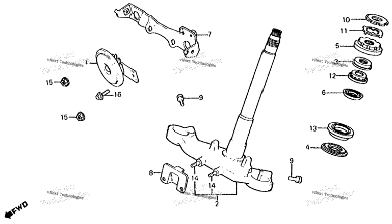 Steering Stem + Horn