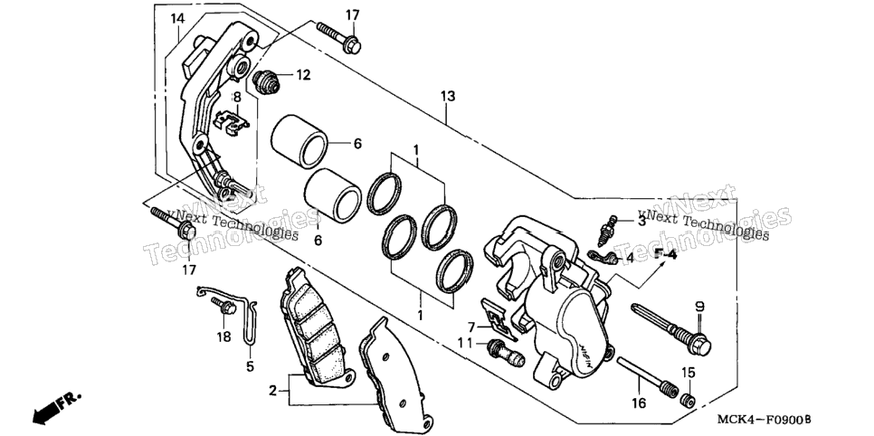 Front Brake Caliper