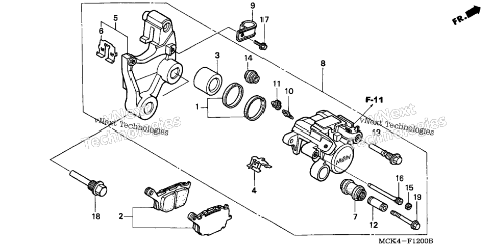 Rear Brake Caliper