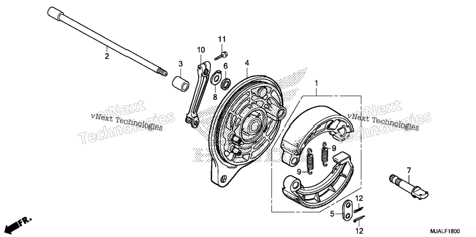 Rear Brake Panel
