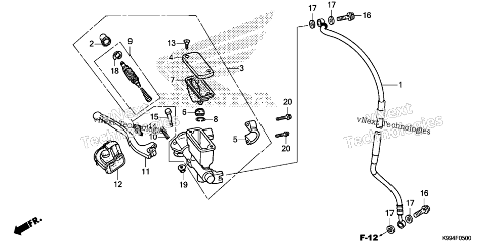 Front Brake Master Cylinder