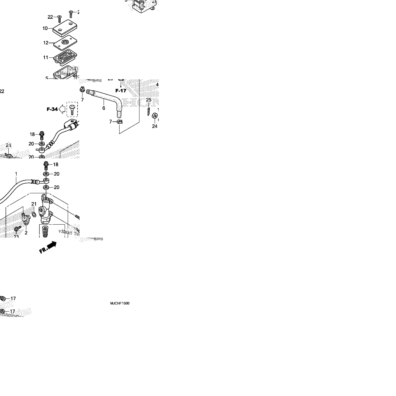 Rear Brake Master Cylinder (1)
