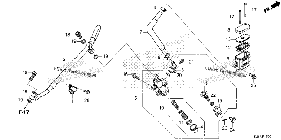 Rear Brake Master Cylinder