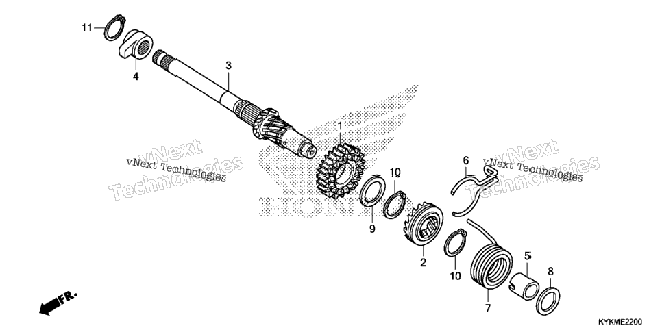 Kick Starter Spindle