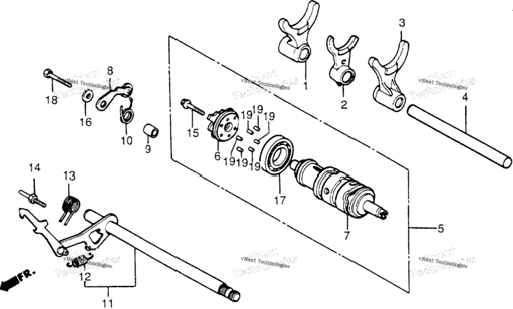 Gearshift Drum