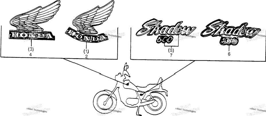 Vt500c Labels