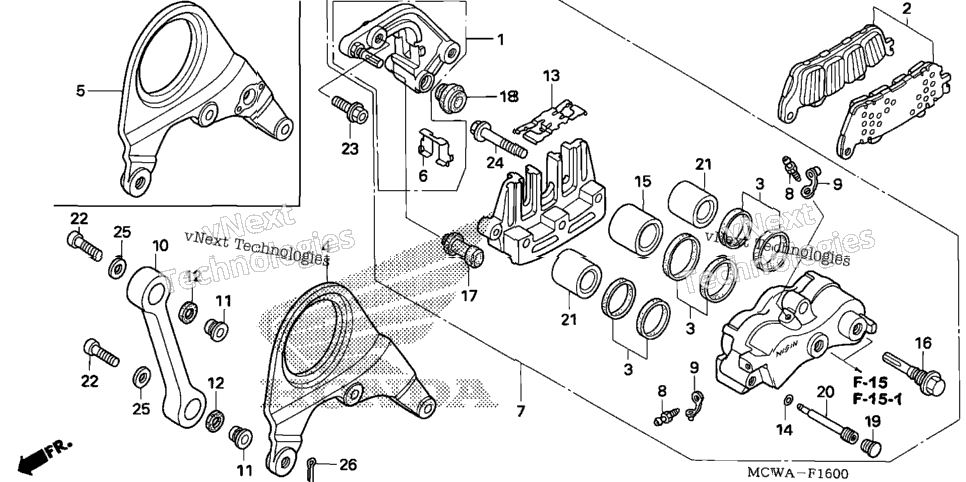 Rear Brake Caliper