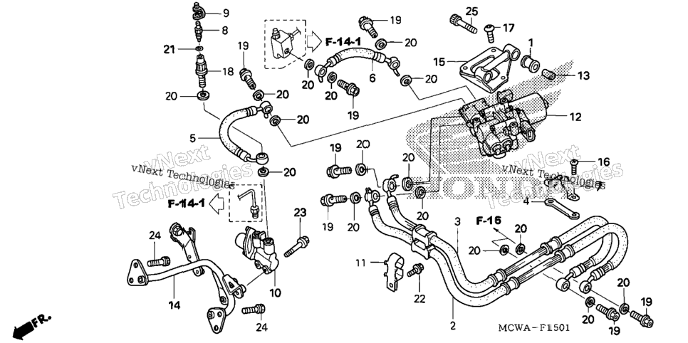 Rear Brake Hose (Abs)
