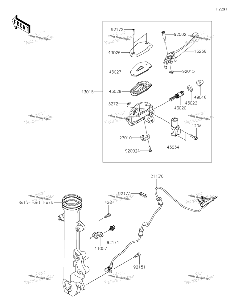 Front Master Cylinder