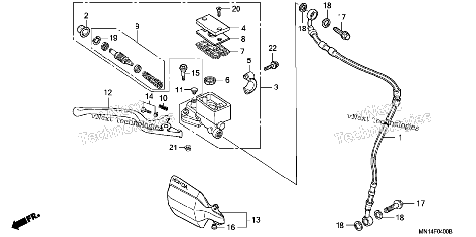 Front Brake Master Cylinder
