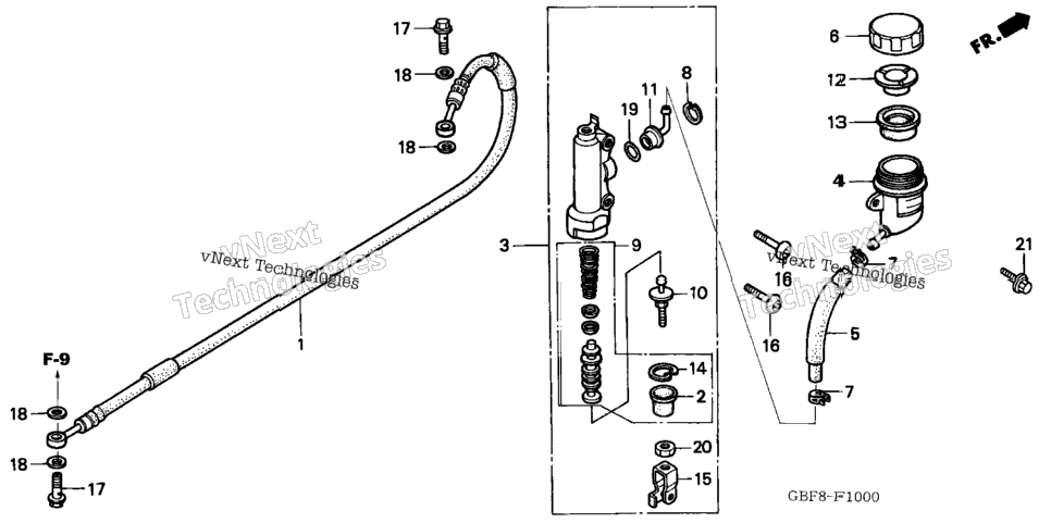 Rear Brake Master Cylinder