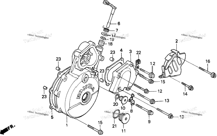 Left Crankcase Cover