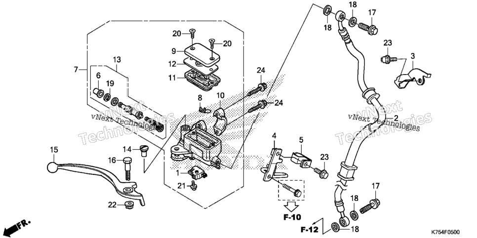 Front Brake Master Cylinder (1)