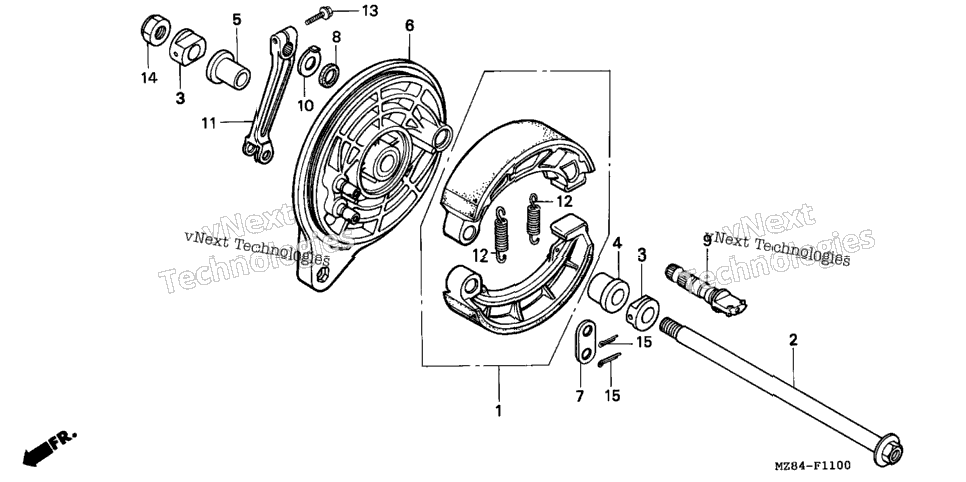 Rear Brake Panel
