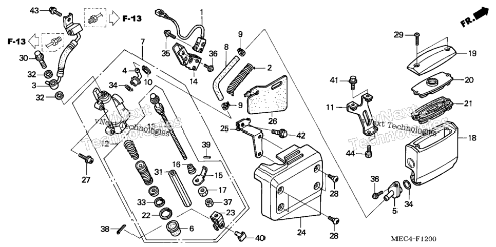 Rear Brake Master Cylinder