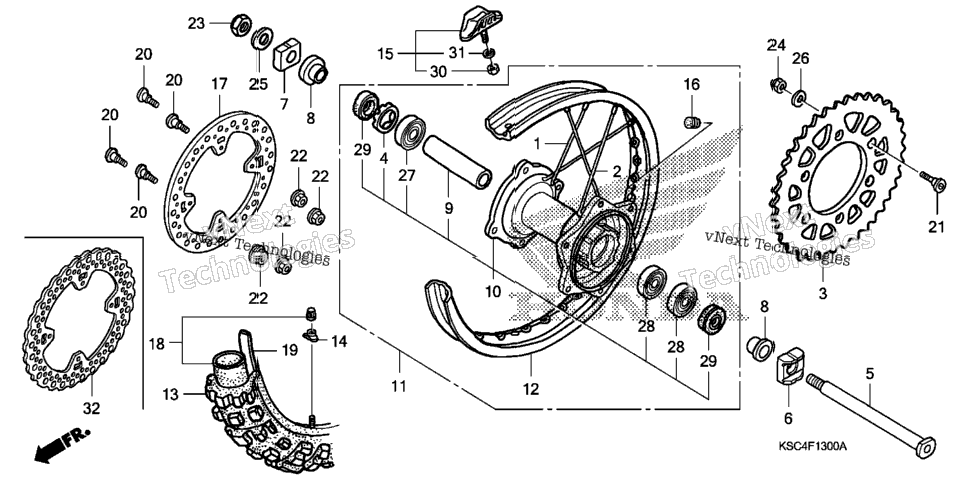 Rear Wheel
