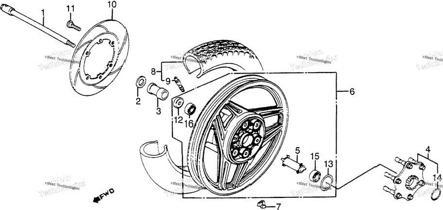Rear Wheel