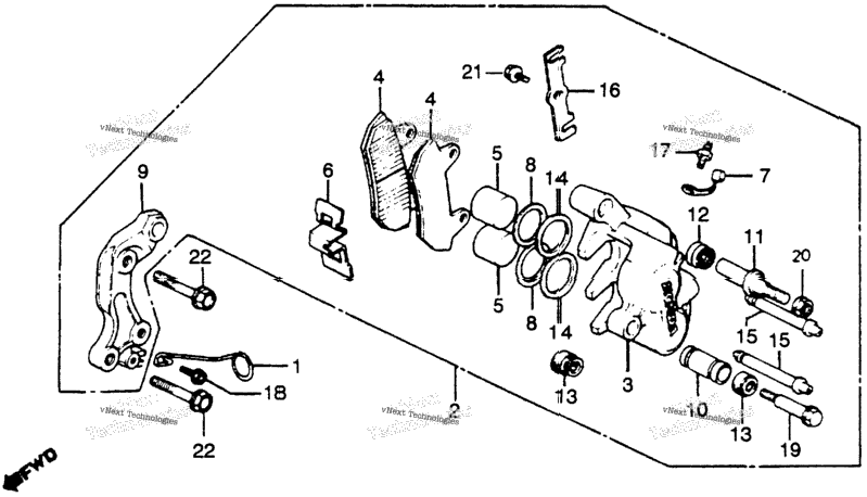 Front Brake Caliper