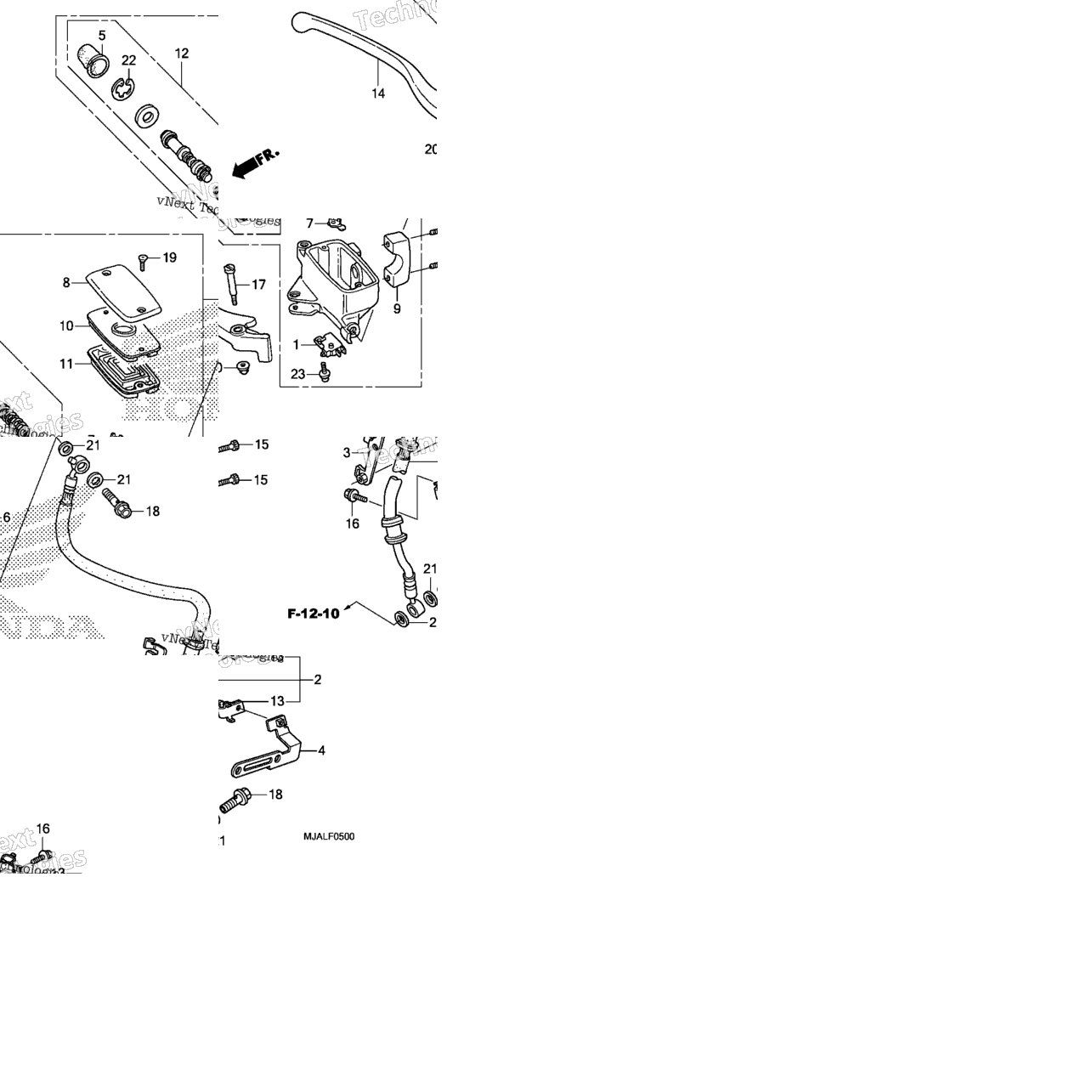 Front Brake Master Cylinder (1)