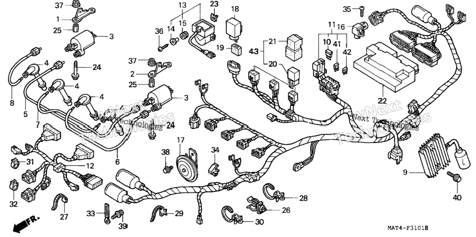Wire Harness 99-00
