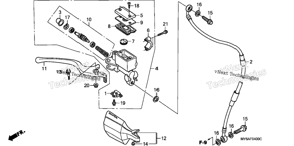 Front Brake Master Cylinder