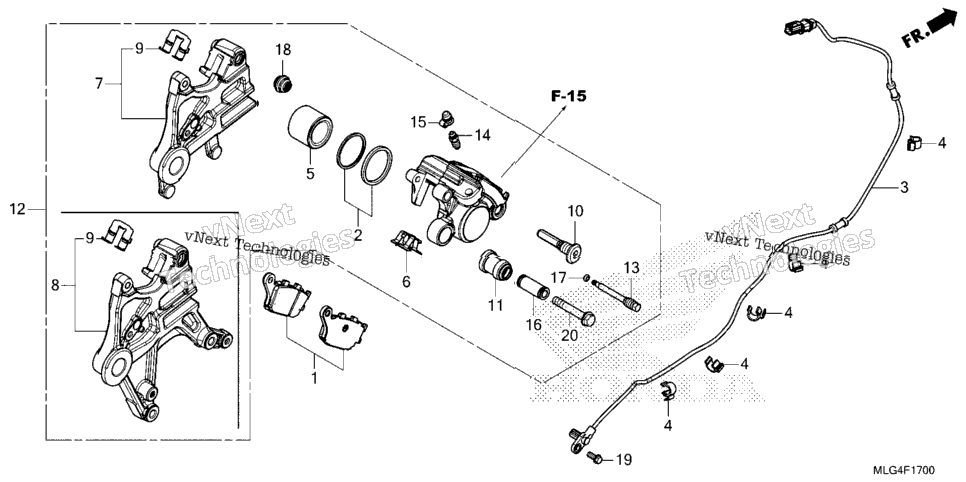 Rear Brake Caliper
