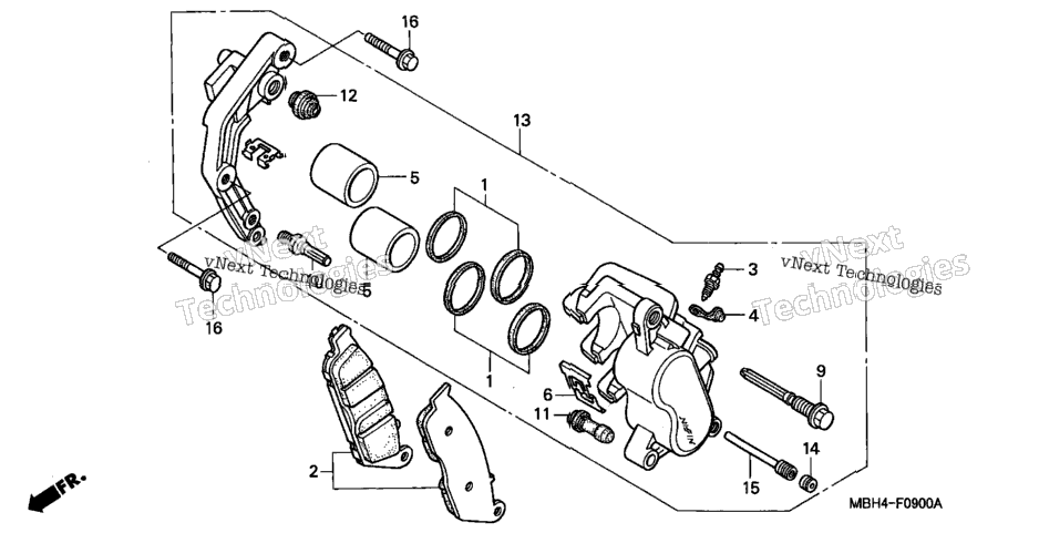 Front Brake Caliper