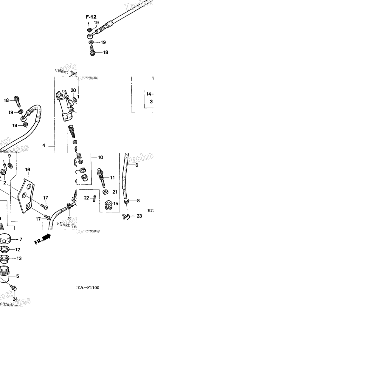 Rear Brake Master Cylinder