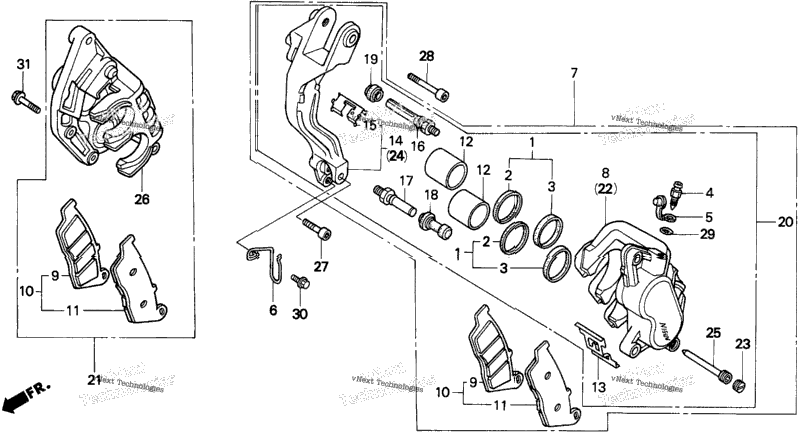 Front Brake Caliper