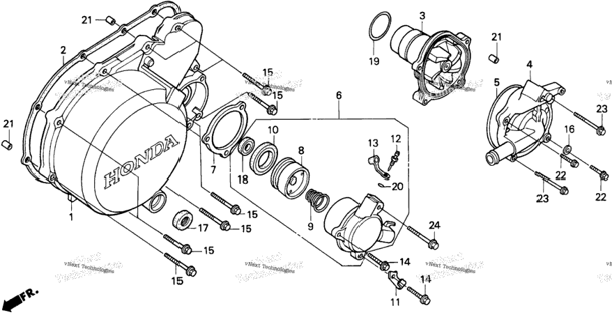 Left Crankcase Cover
