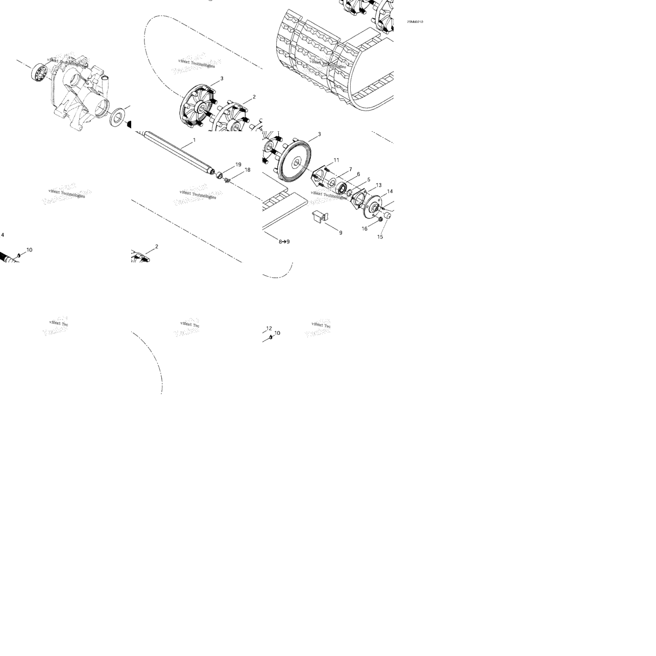 Drive Axle And Track