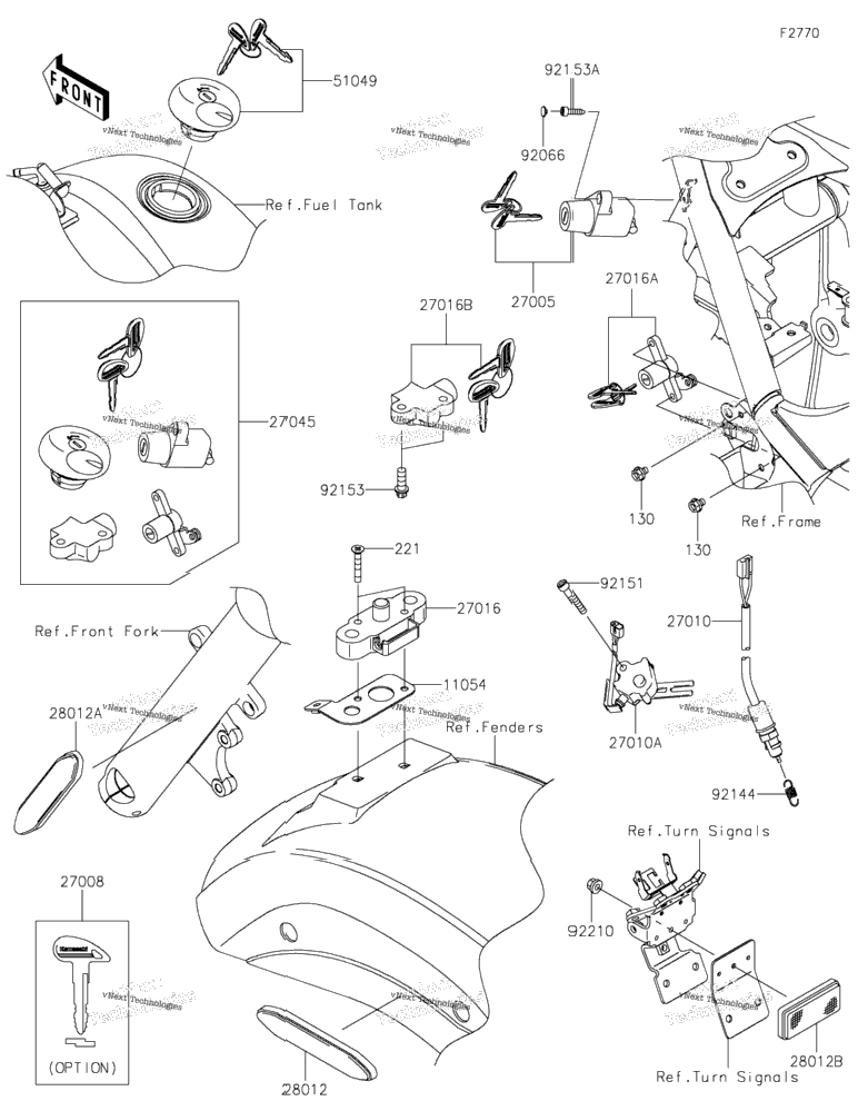 Ignition Switch/Locks/Reflectors 2