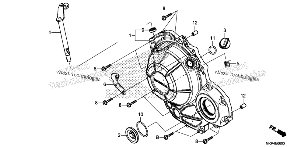 Right Crankcase Cover