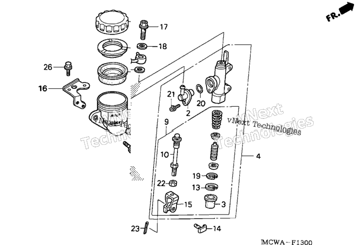 Rear Brake Master Cylinder