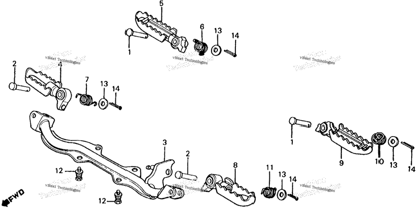 Footpegs