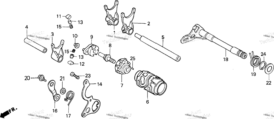 Gearshift Drum