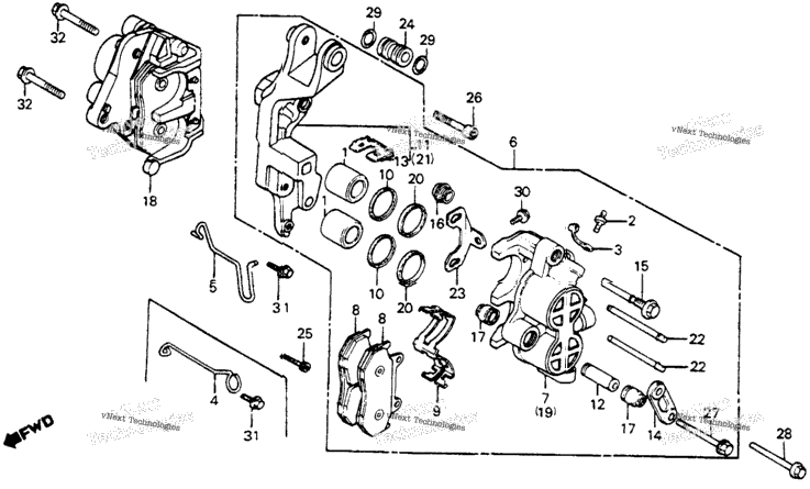 Front Brake Caliper