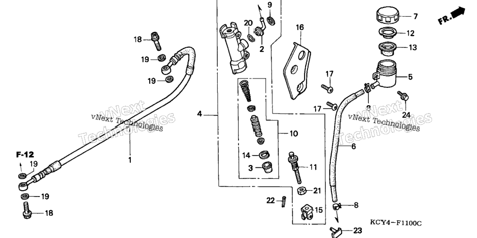 Rear Brake Master Cylinder