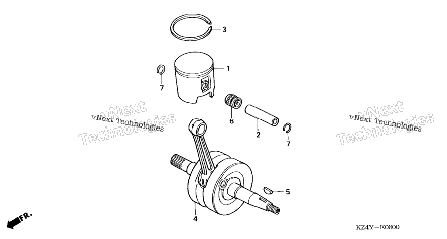 Crankshaft + Piston