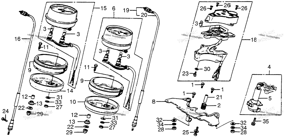 Speedometer + Tachometer