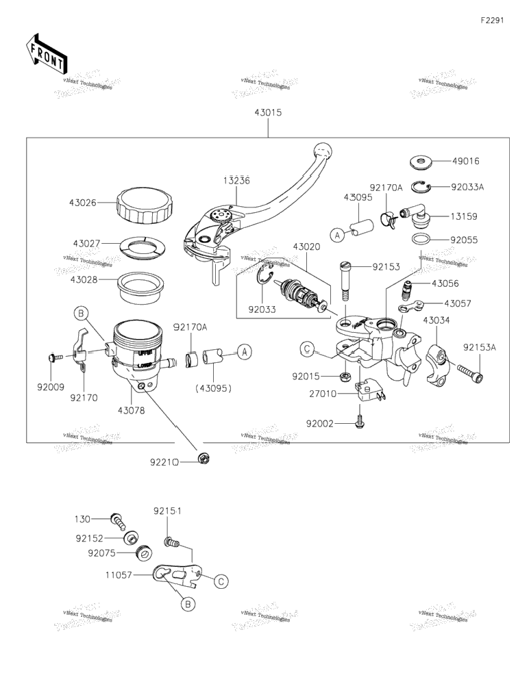 Front Master Cylinder