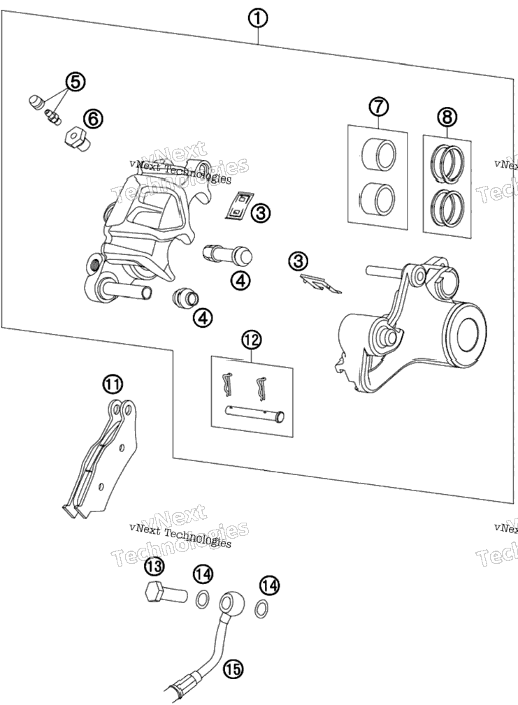 Brake Caliper Rear