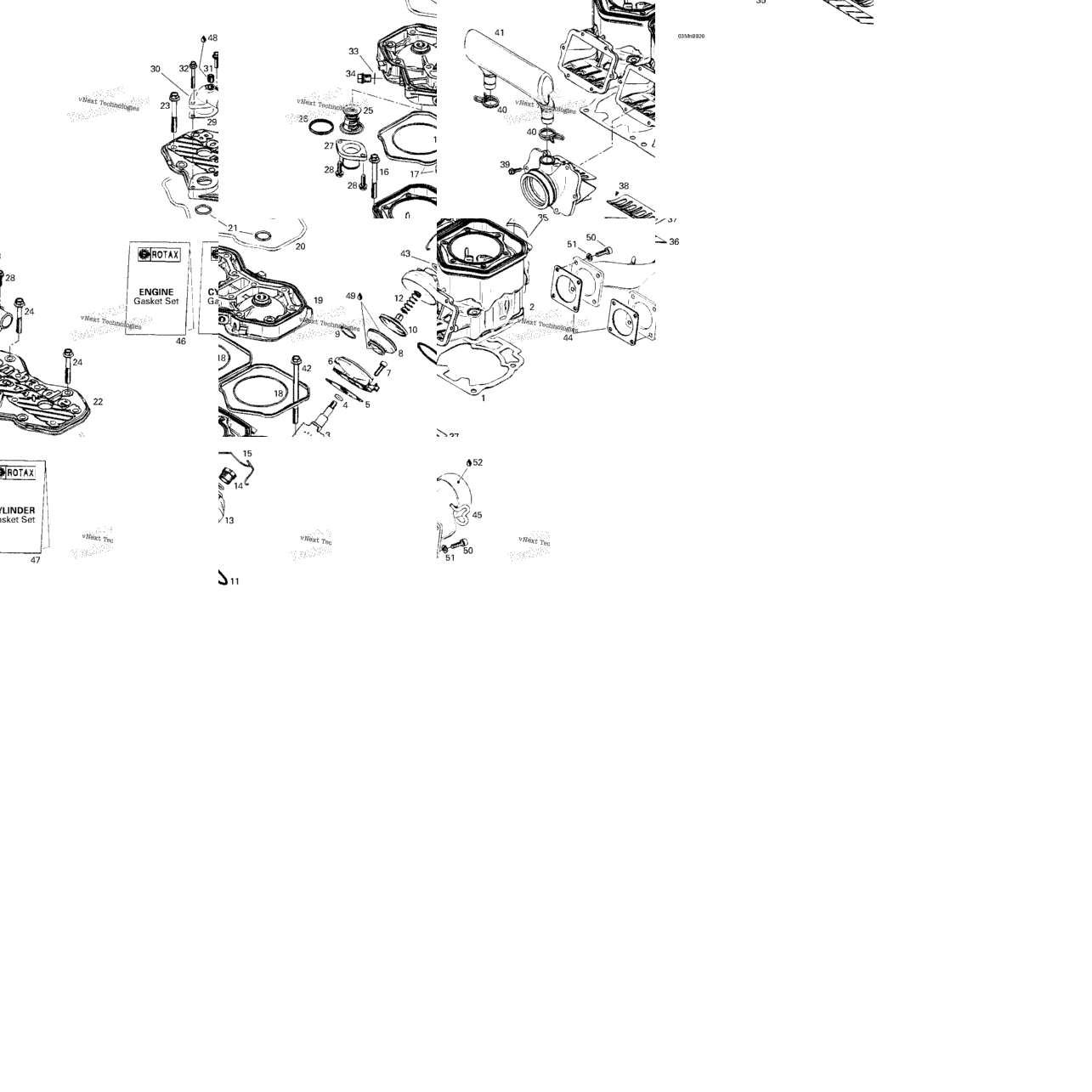 Cylinder, Exhaust Manifold
