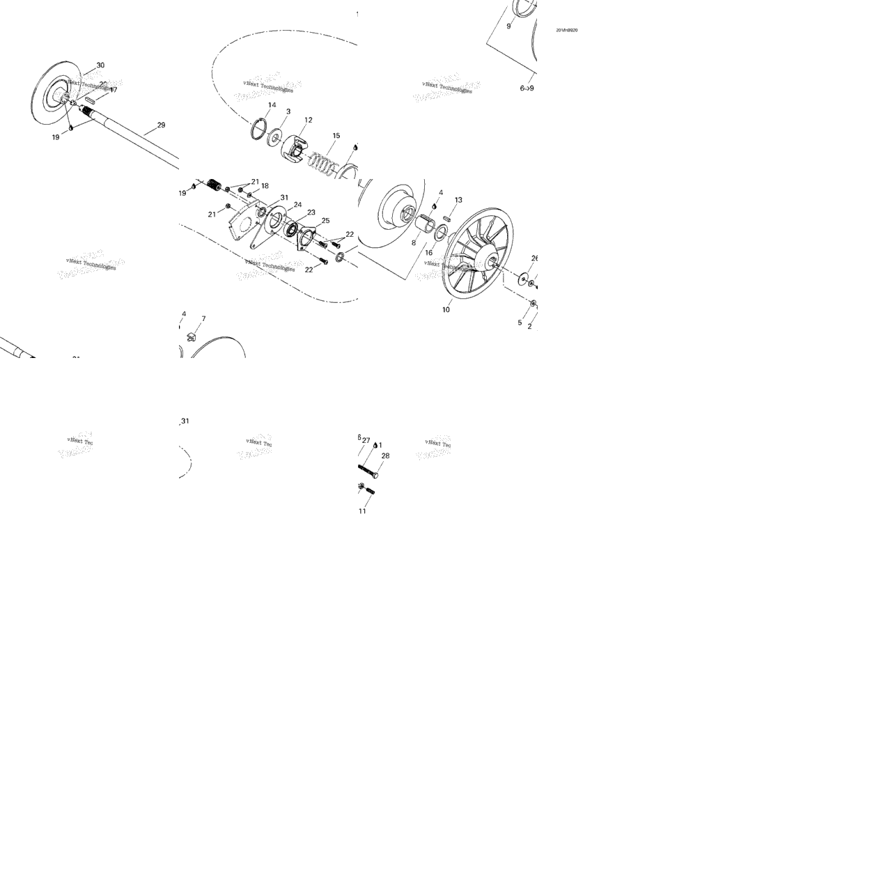 Driven Pulley