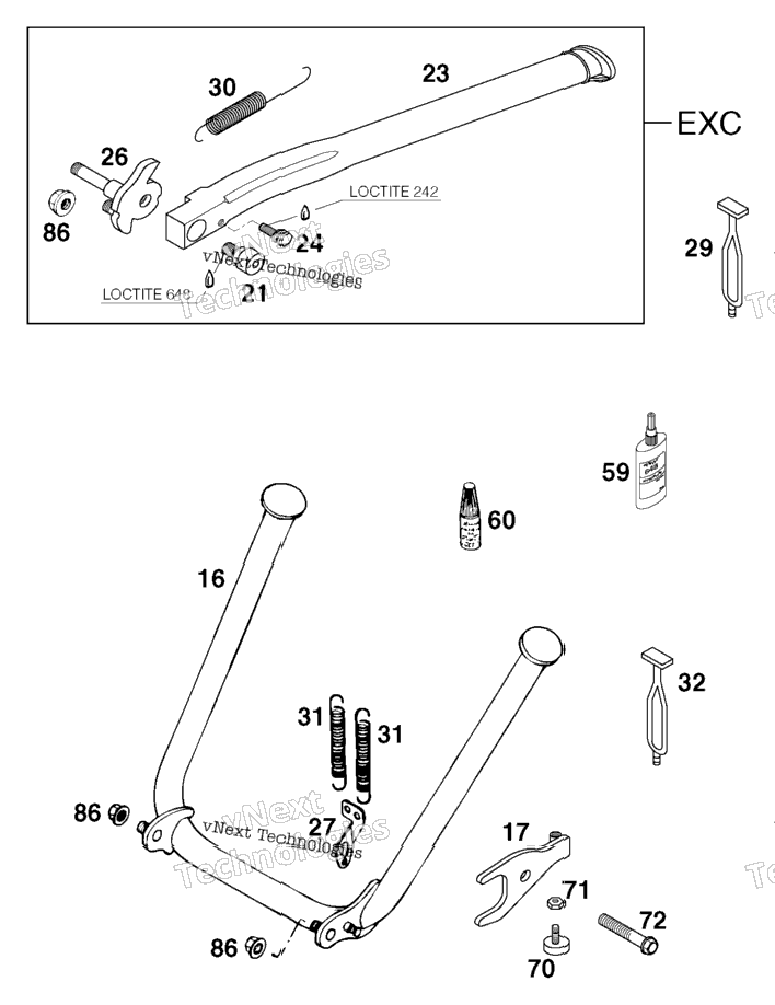 Side - And Center Stand