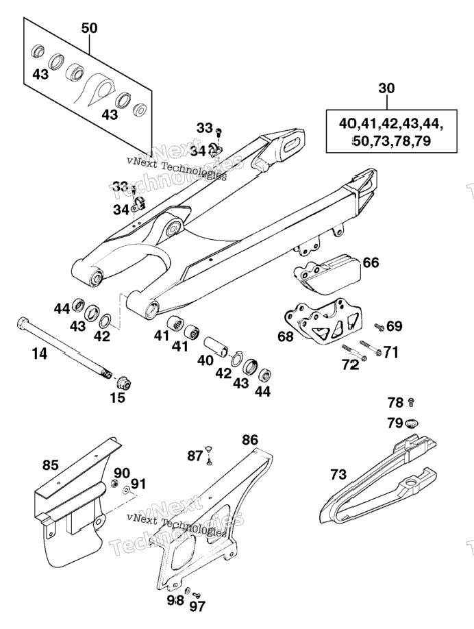 Swingarm, Chain Guard