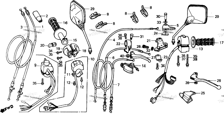 Handle Switch + Cable